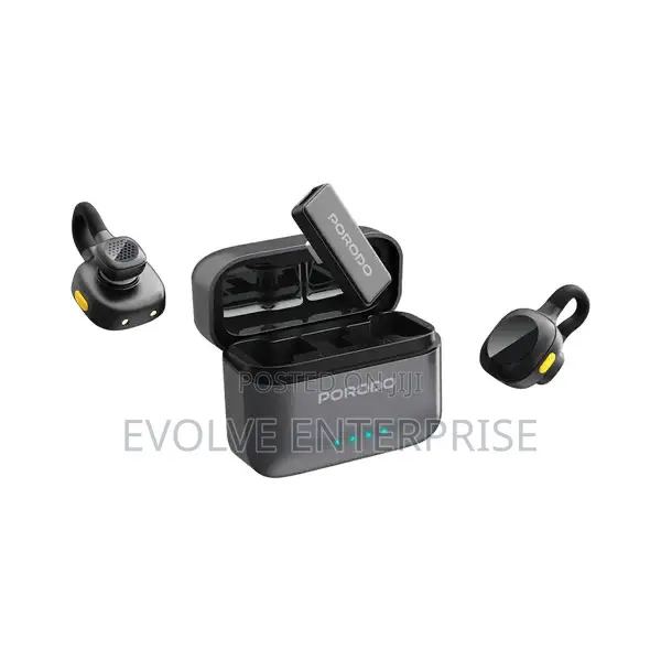 Porodo Movo Lavalier Microphone Type-C Connector - Black