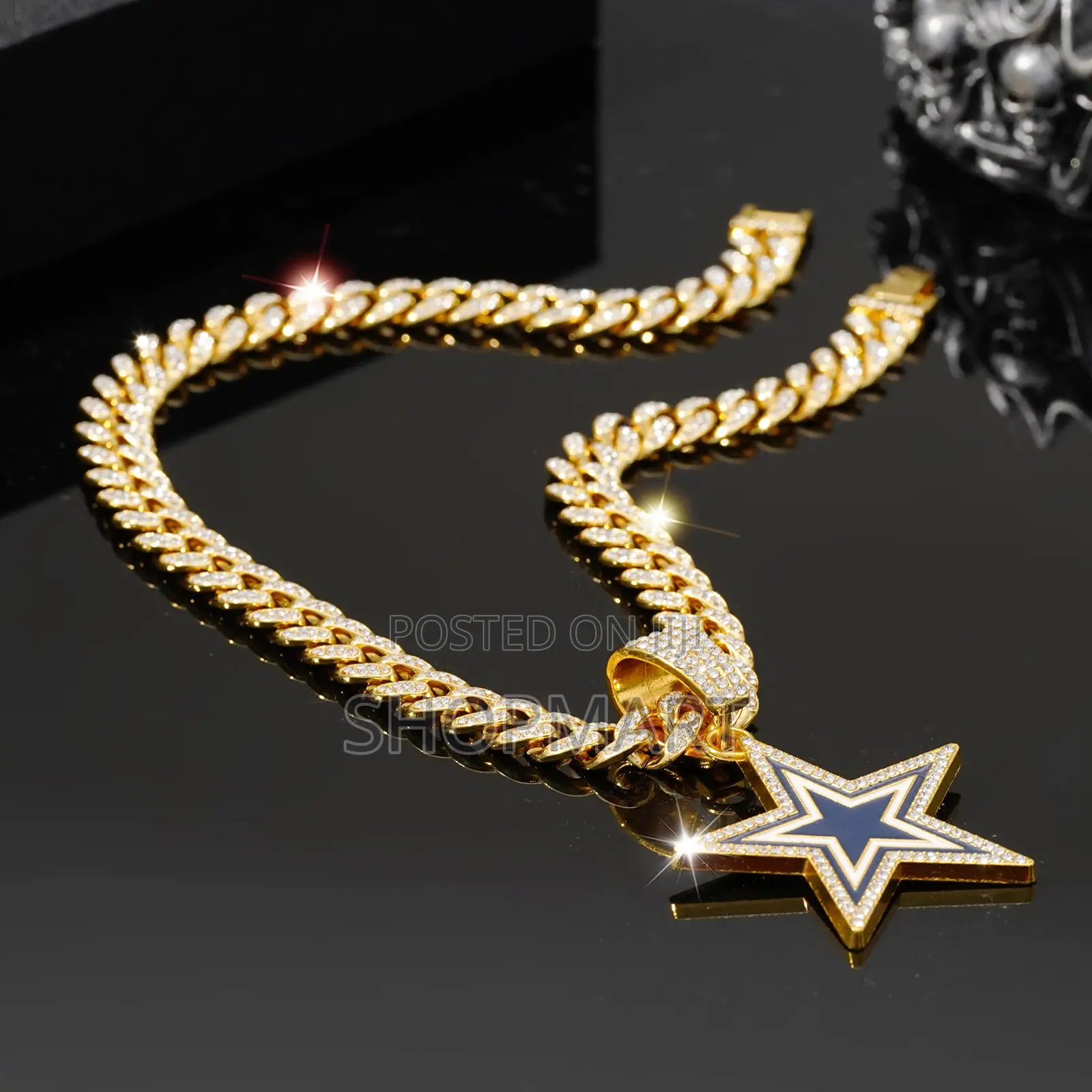 Gold and Silver Ice Chain Jewellery Hip Hop