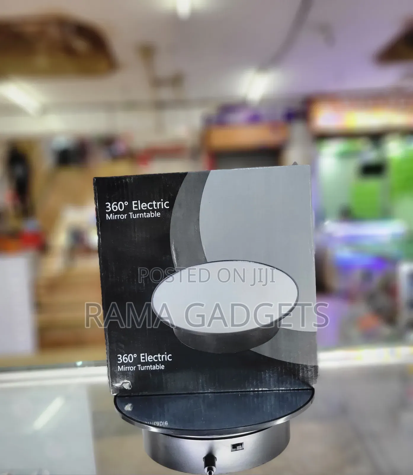 360-Degree Electric Rotating Display Stand,