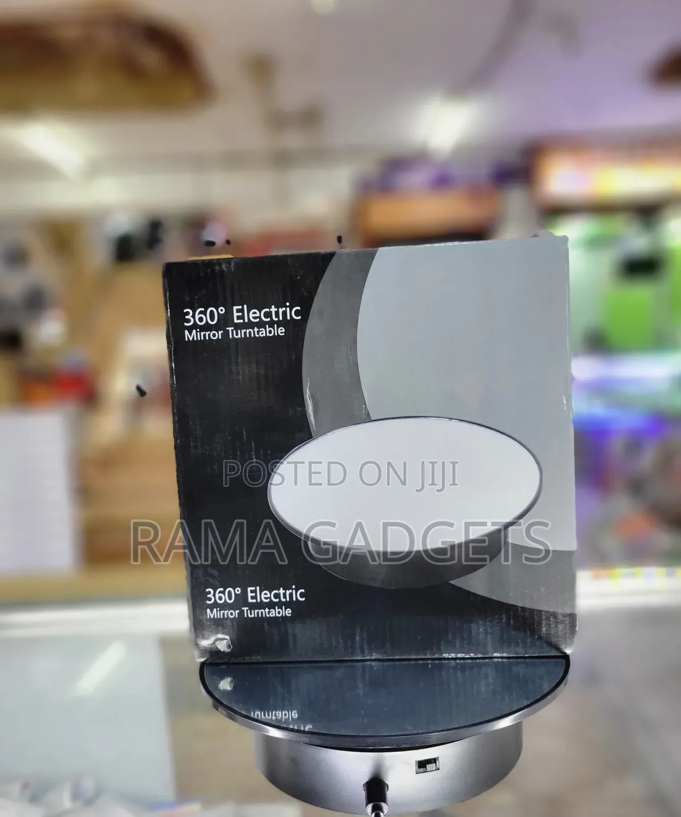 360-Degree Electric Rotating Display Stand,