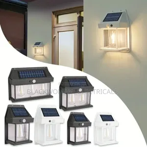 Solar Outdoor Light With Bulb, Warm Color