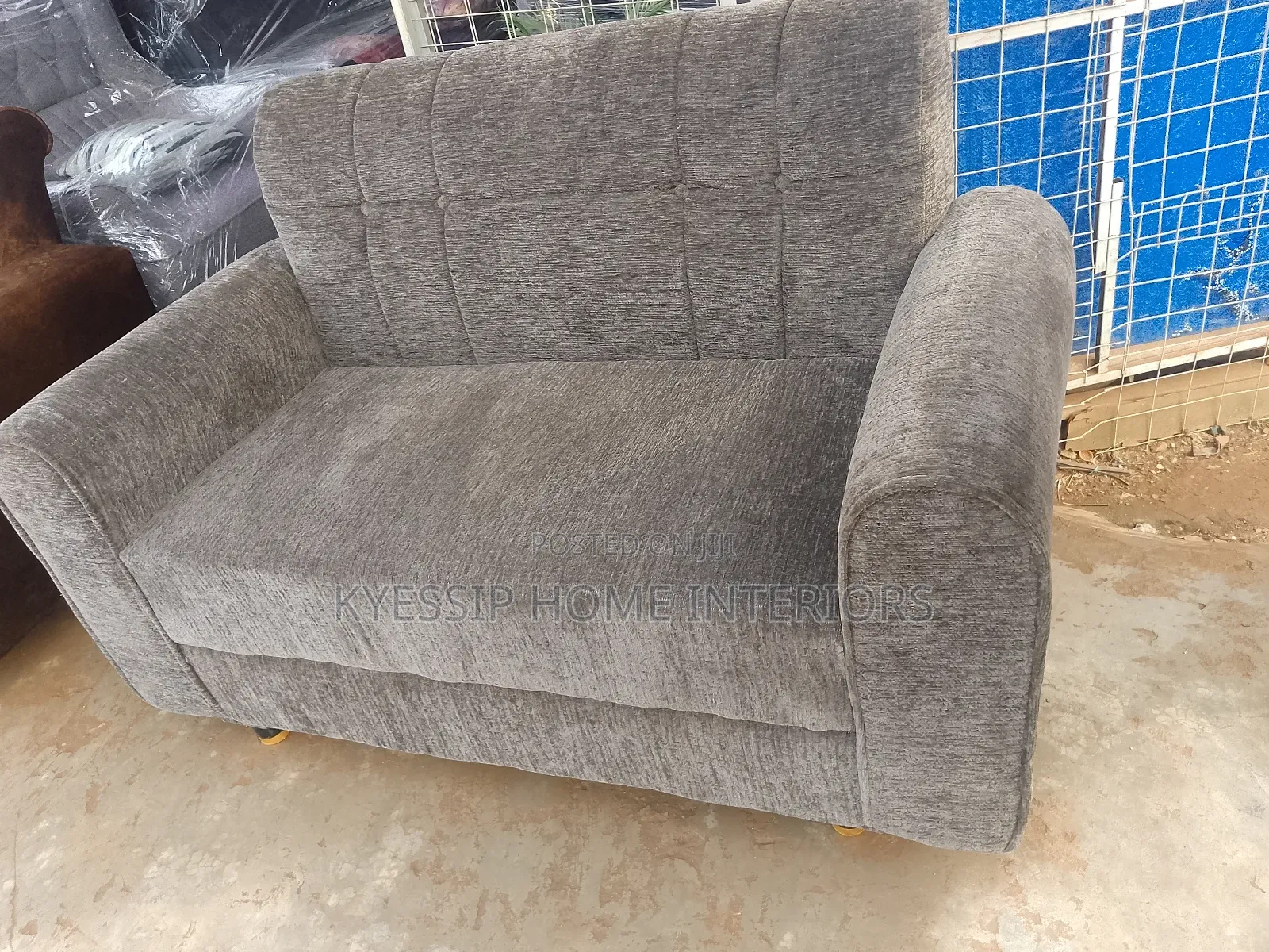 Unique 2 Seater, Brown, Longer Stands