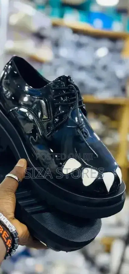 Shiny Big Sole Shoes.
