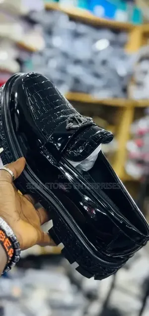 Shiny Big Sole Shoes.