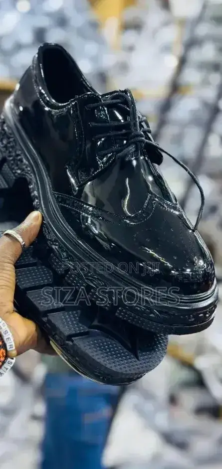 Shiny Big Sole Shoes.