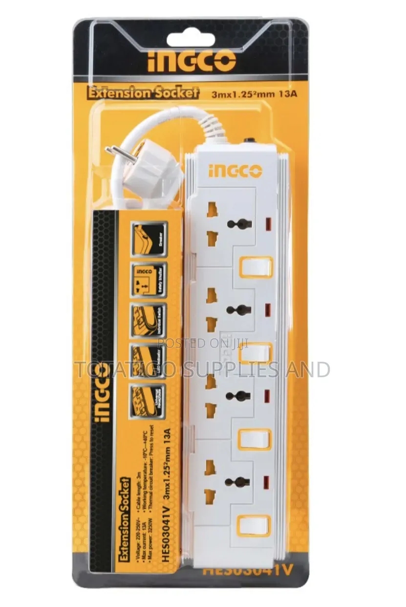 Ingco Extension Socket -hes 23042v