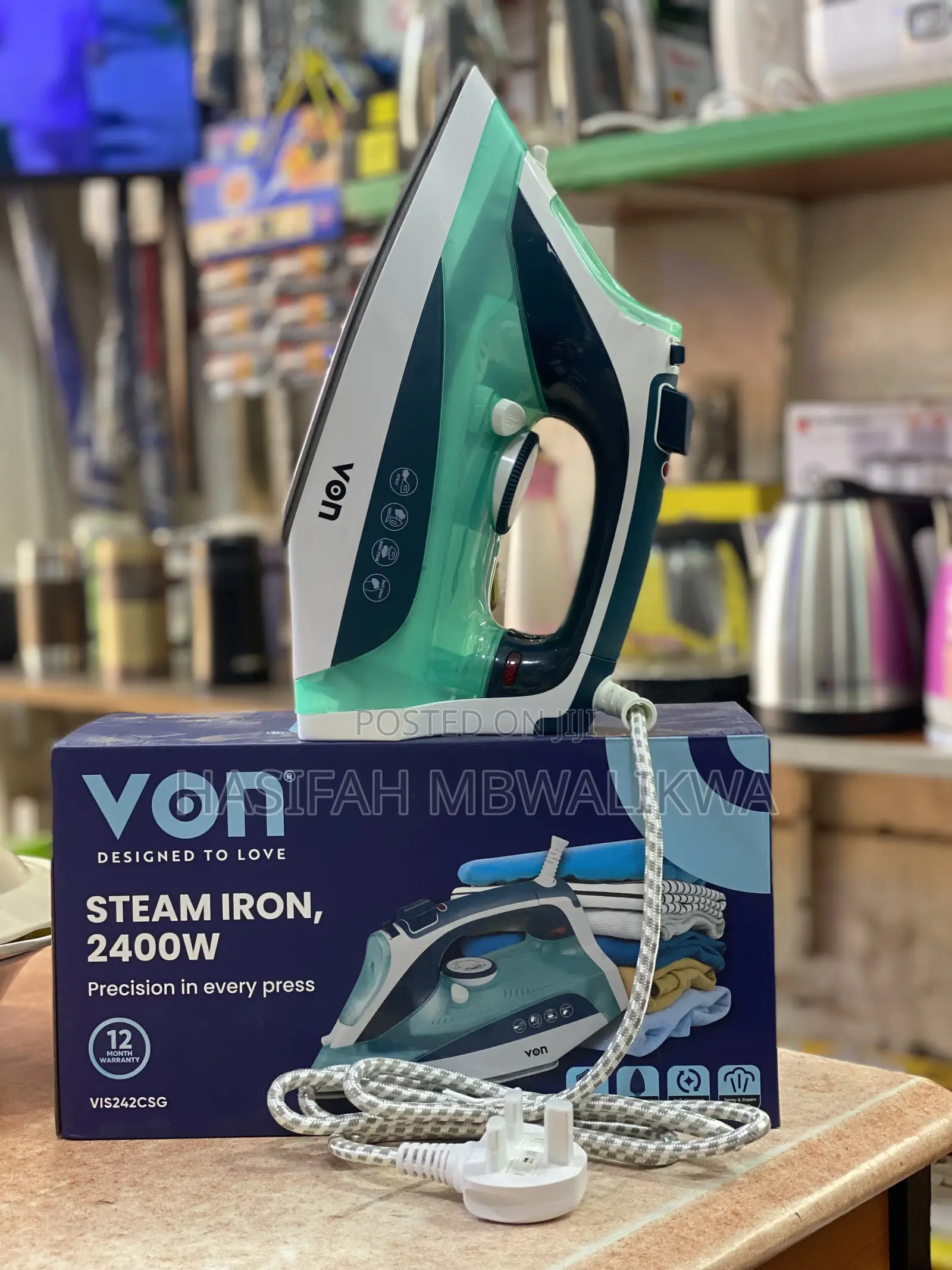 Von Steam Iron 2400w