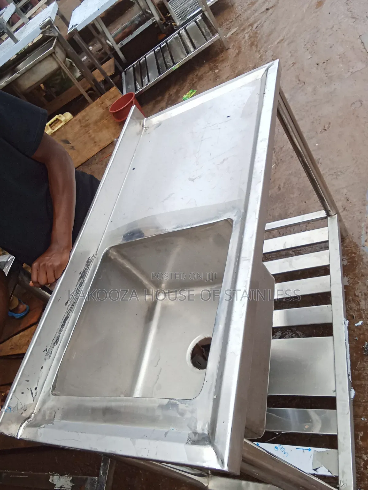Commercial Washing Sink Stainless Steel