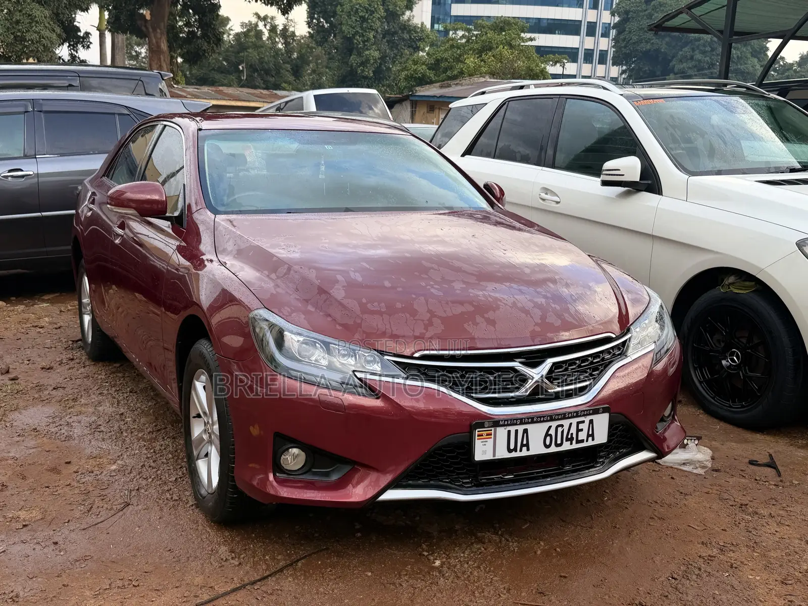 Toyota Mark X 2011 Maroon