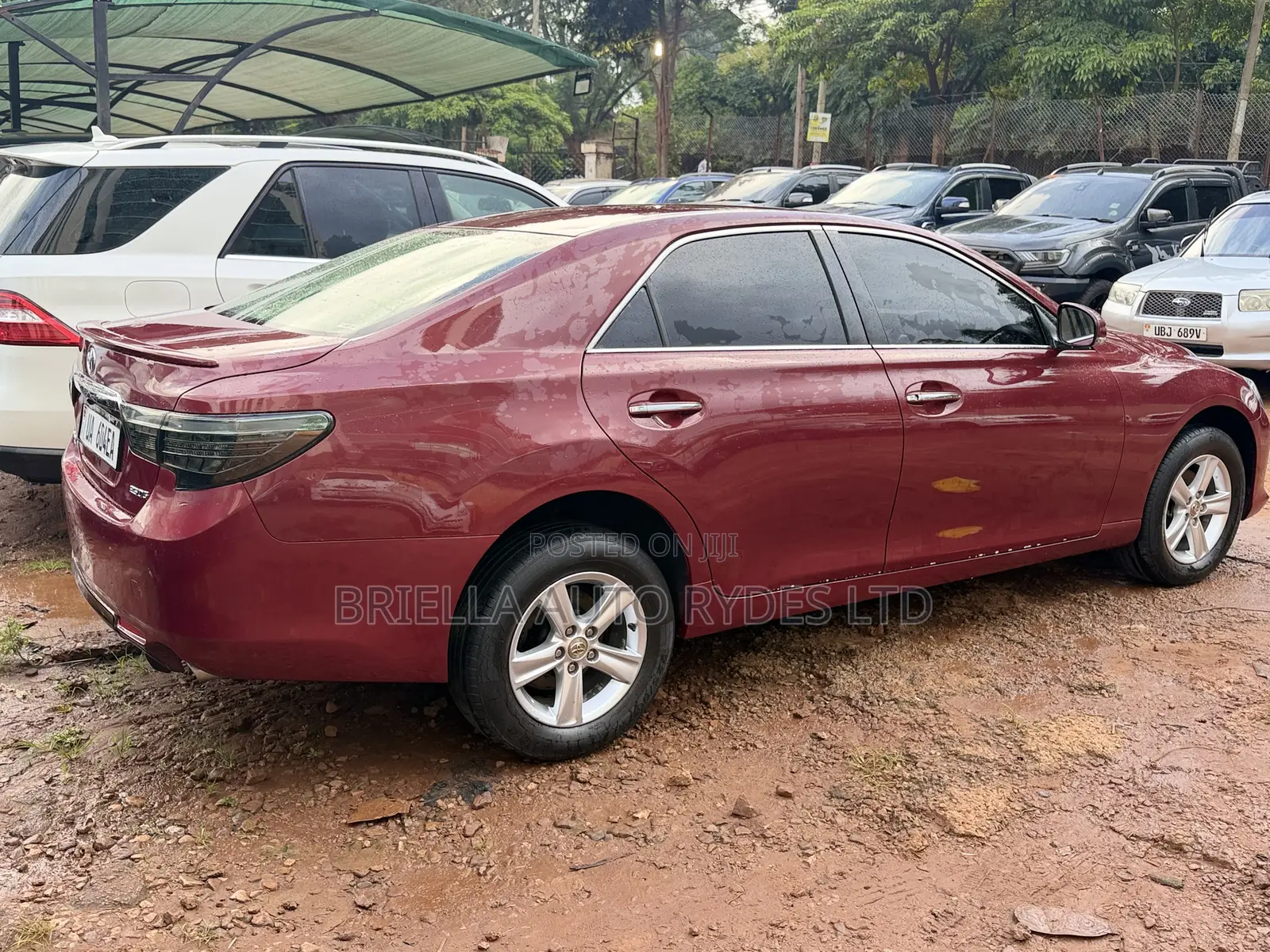 Toyota Mark X 2011 Maroon