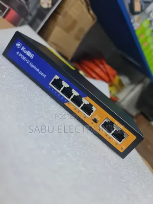 Poe Network Switch- 6 Port -4 Poe Port +2 Uplinks- For Home Business