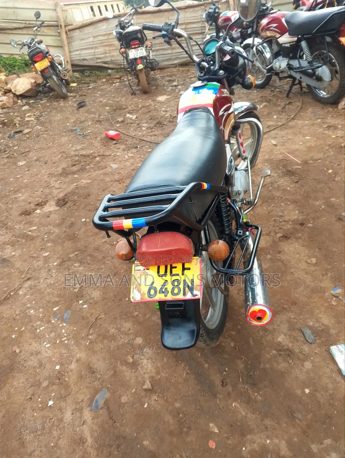 TVS XL 100 2019 Red