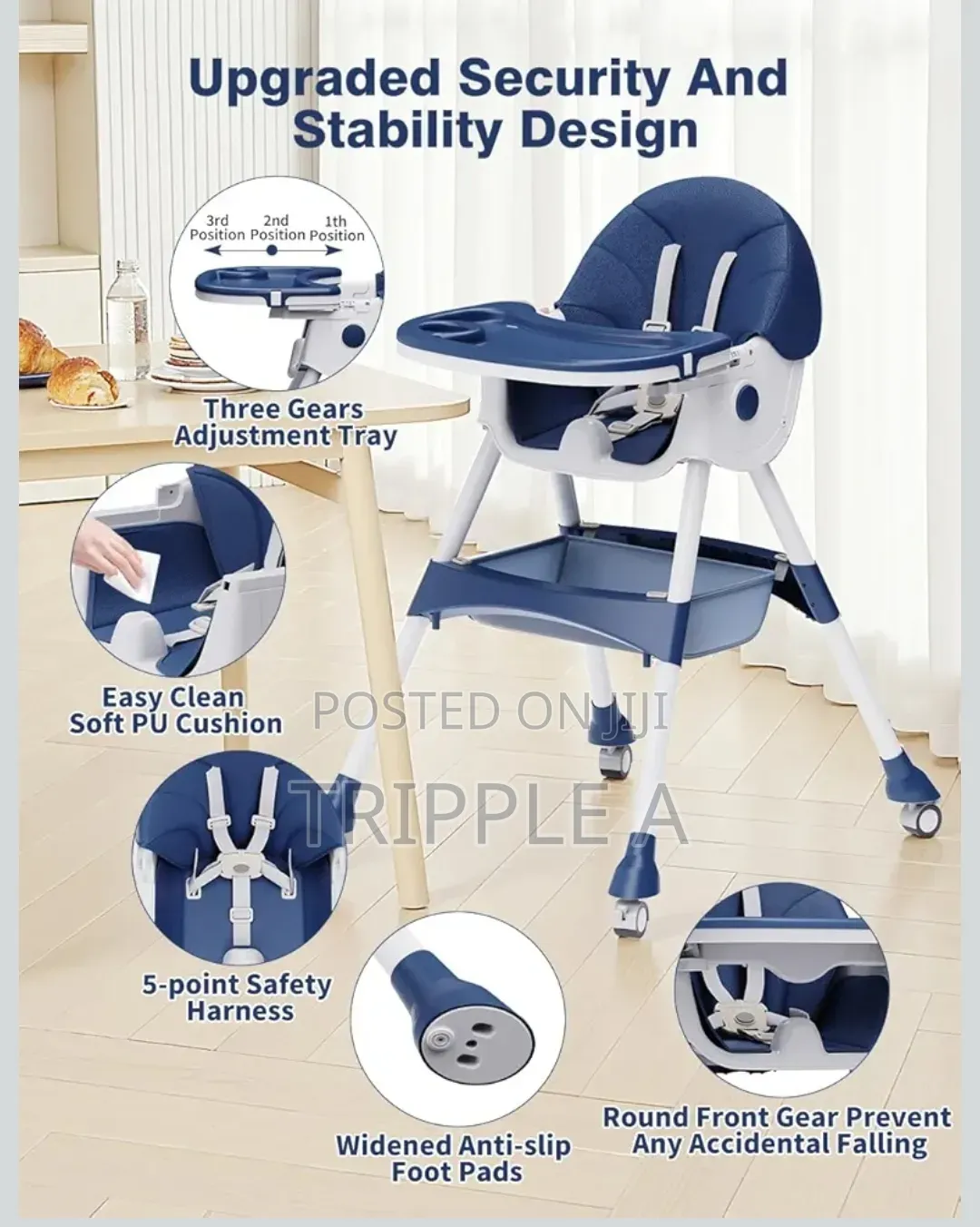 Portable Children's Dinning High Chair