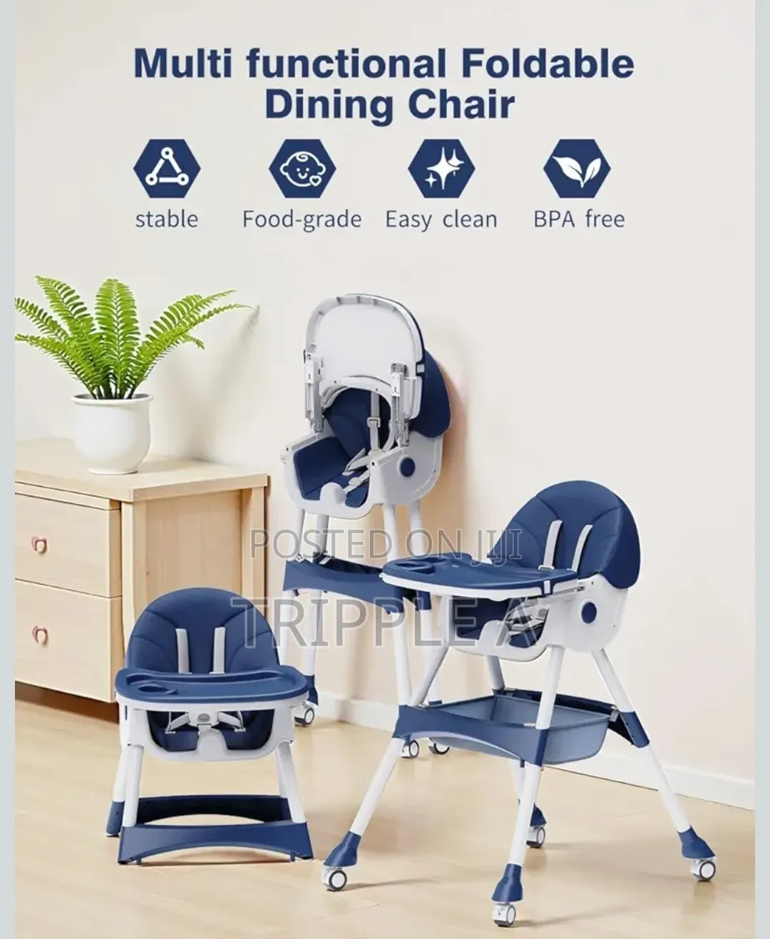 Portable Children's Dinning High Chair