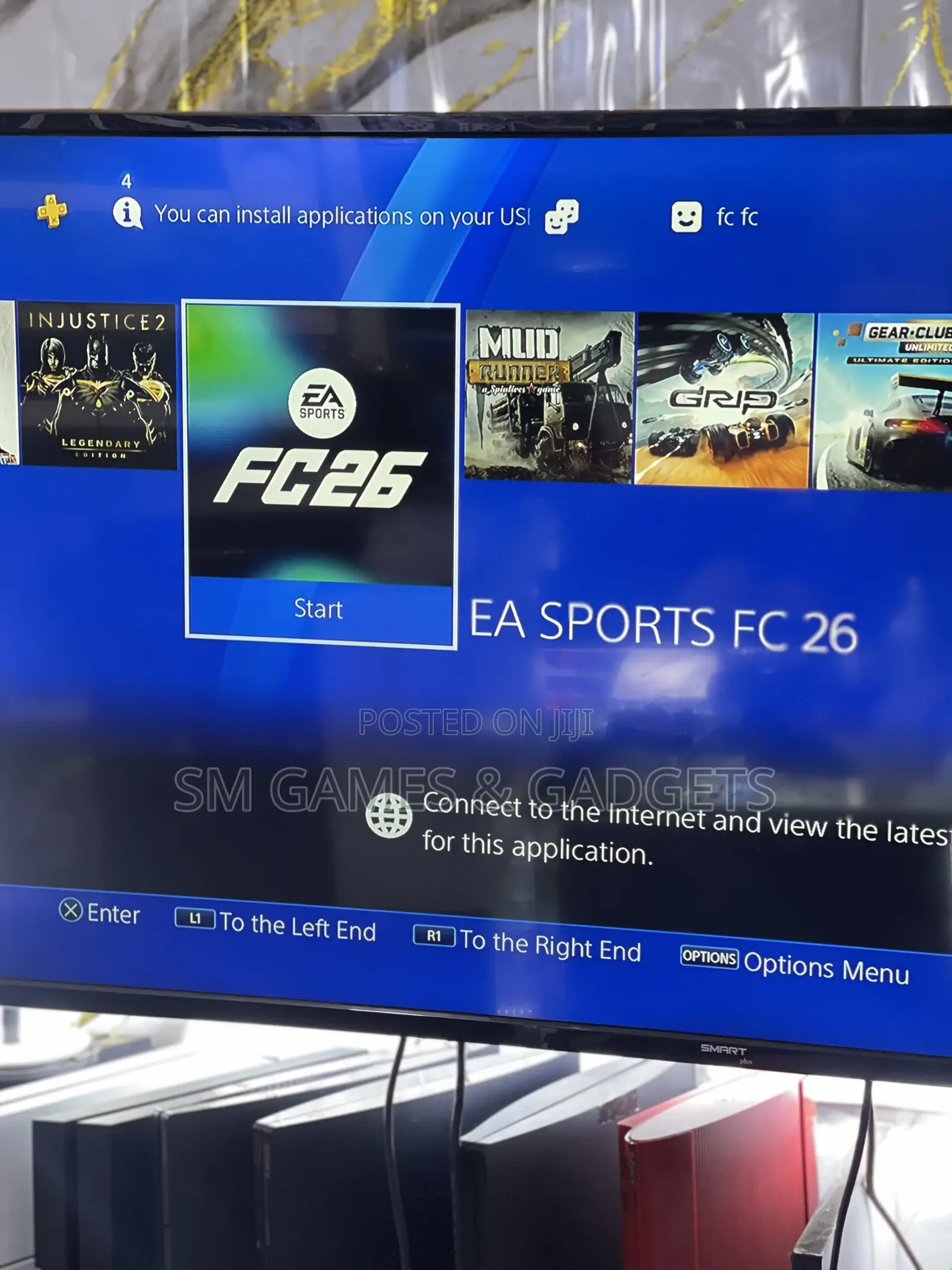 Ps4 Standard (Playstation 4) Full Set With 10 Games and 2 Controllers