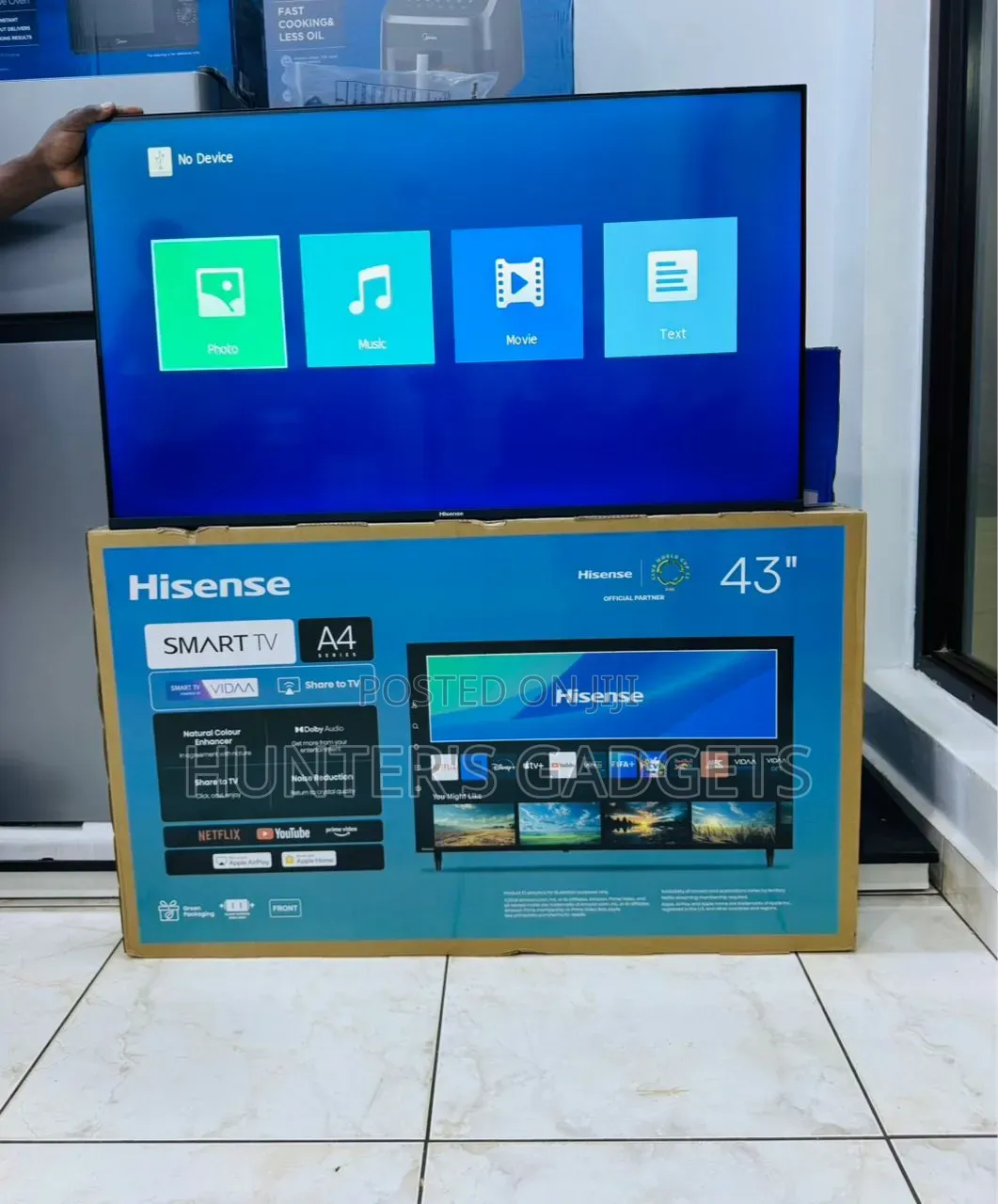 Hisense 43 Inch Digital Frameless Tv Brand New