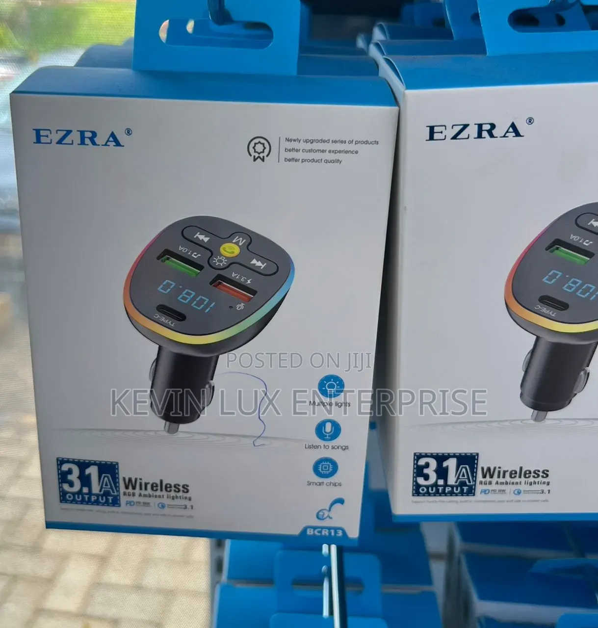 Wireless Car Charger and Mp3