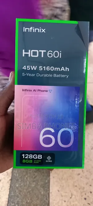 New Infinix Hot 60i 128 GB Blue