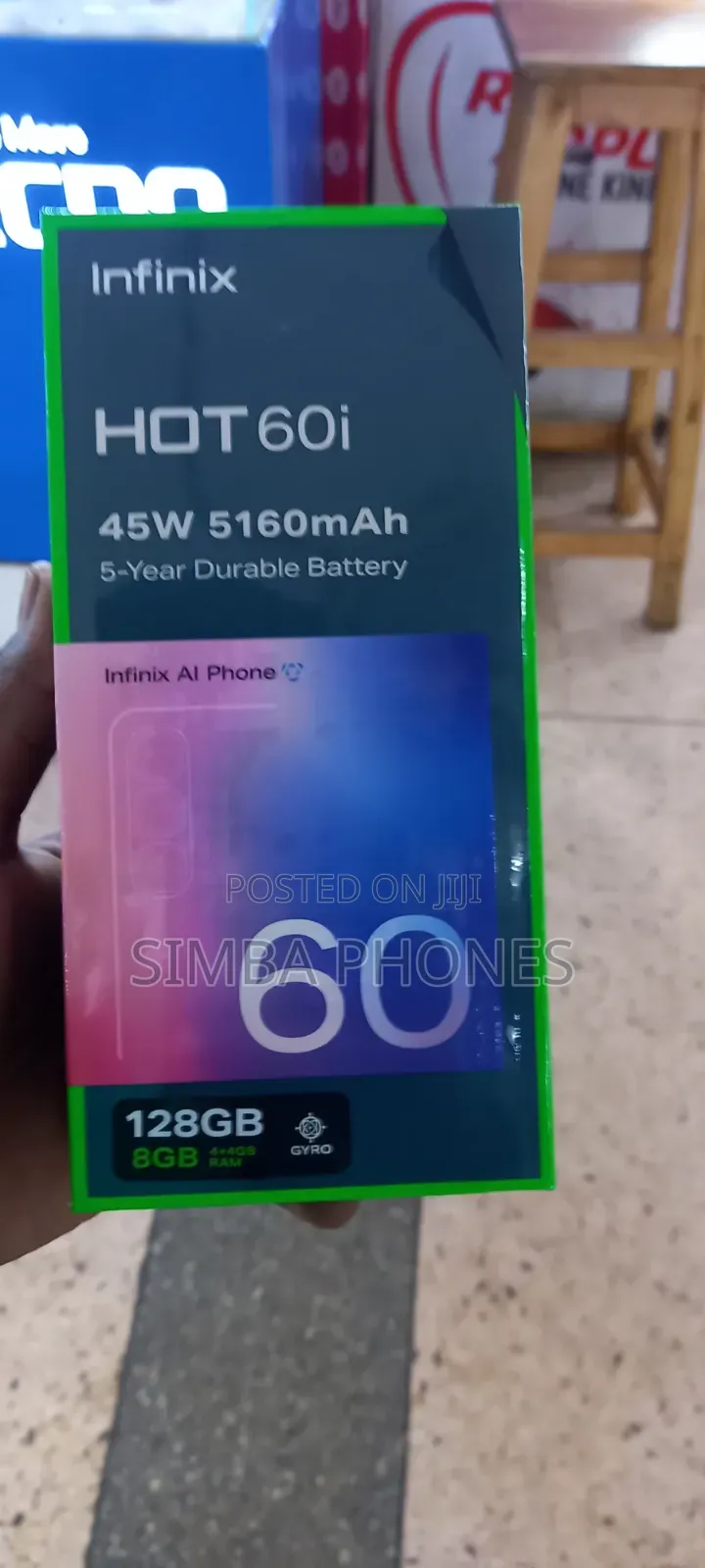 New Infinix Hot 60i 128 GB Bronze