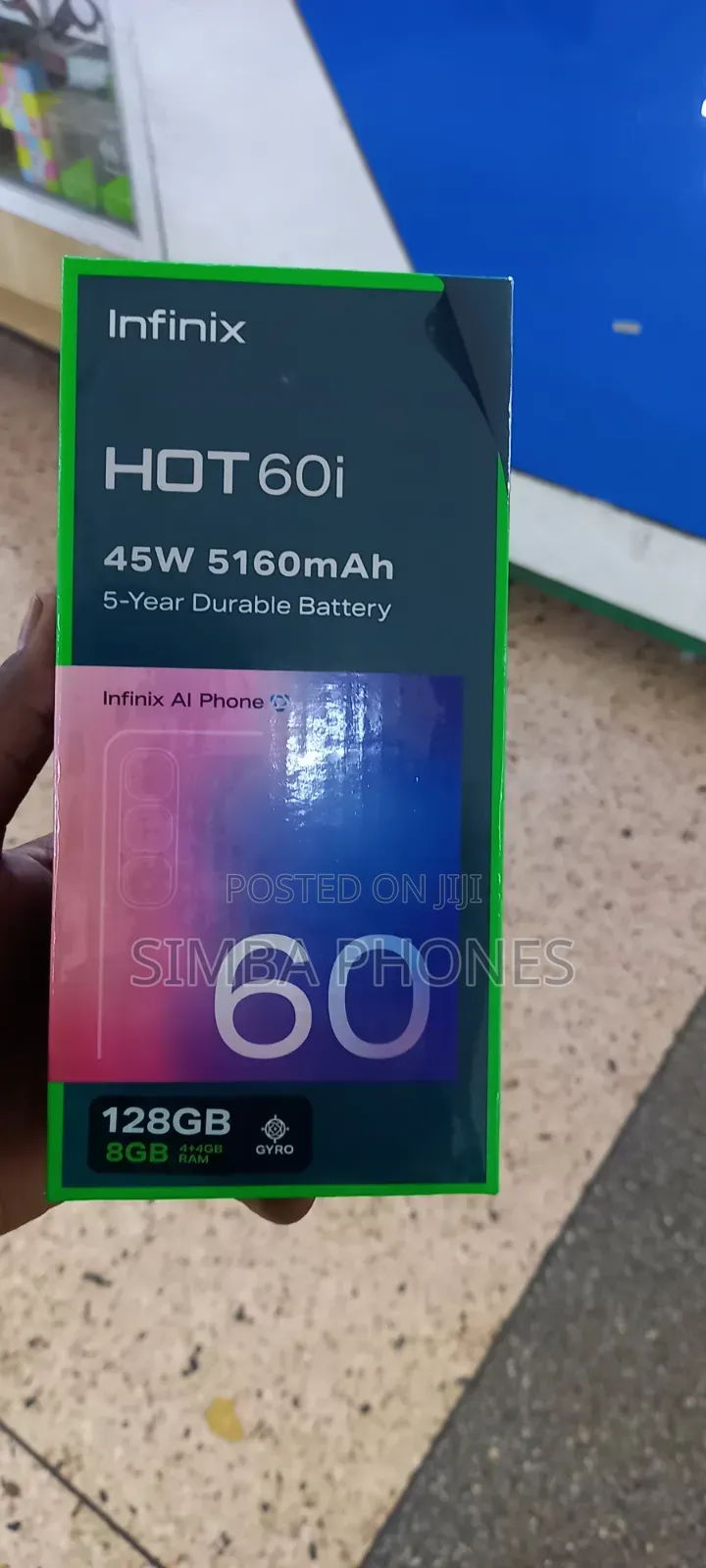 New Infinix Hot 60i 128 GB Bronze