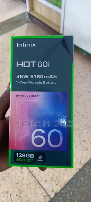 New Infinix Hot 60i 128 GB Gold