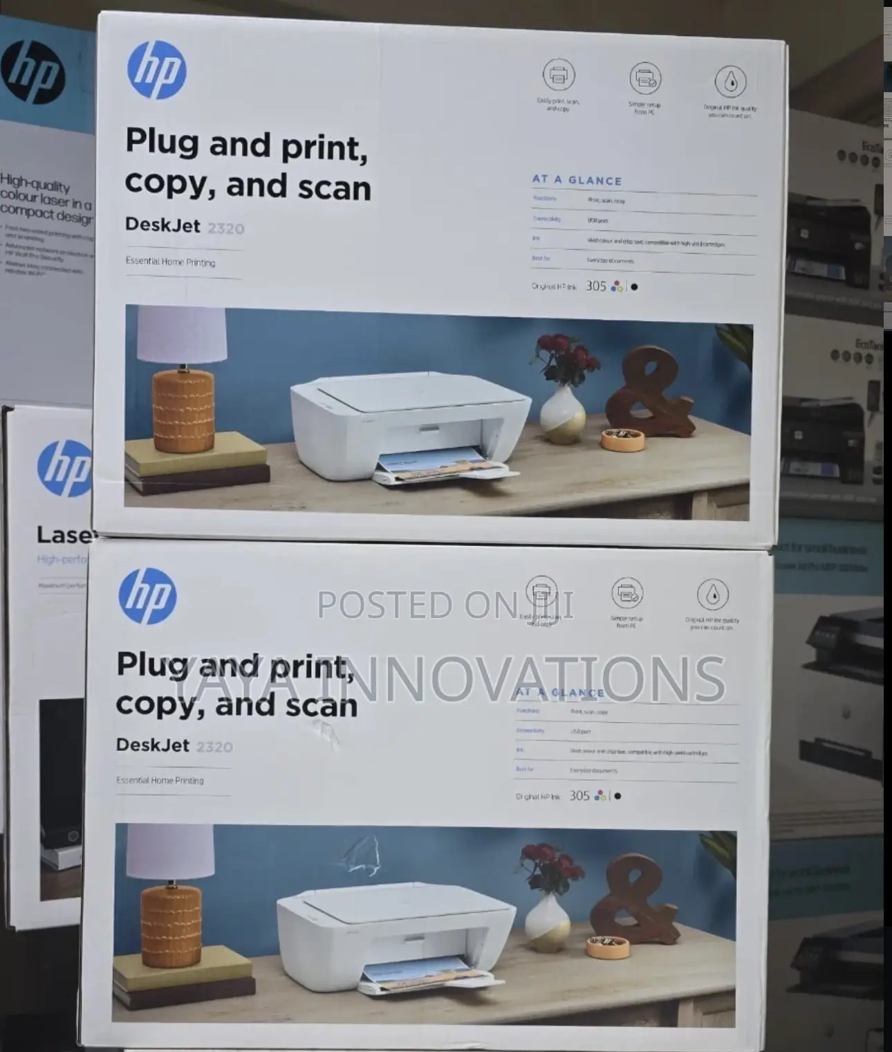 Hp Deskjet 2320 All-in-One Printer, Usb Color Printer