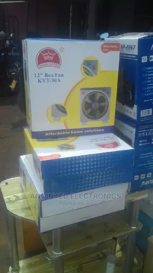 Box Table Fans