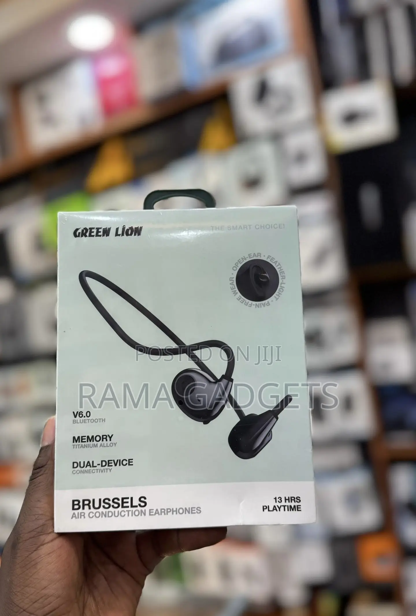 Green Lion Brussels Air Conduction Earphones.