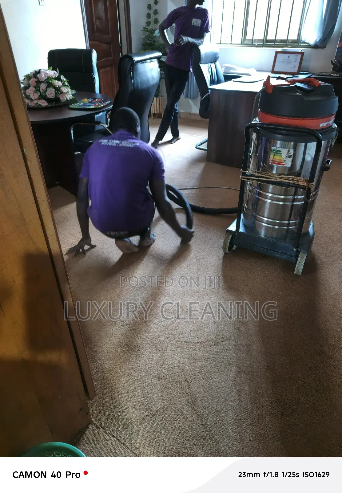 Glued Carpets Vacuuming Cleaning
