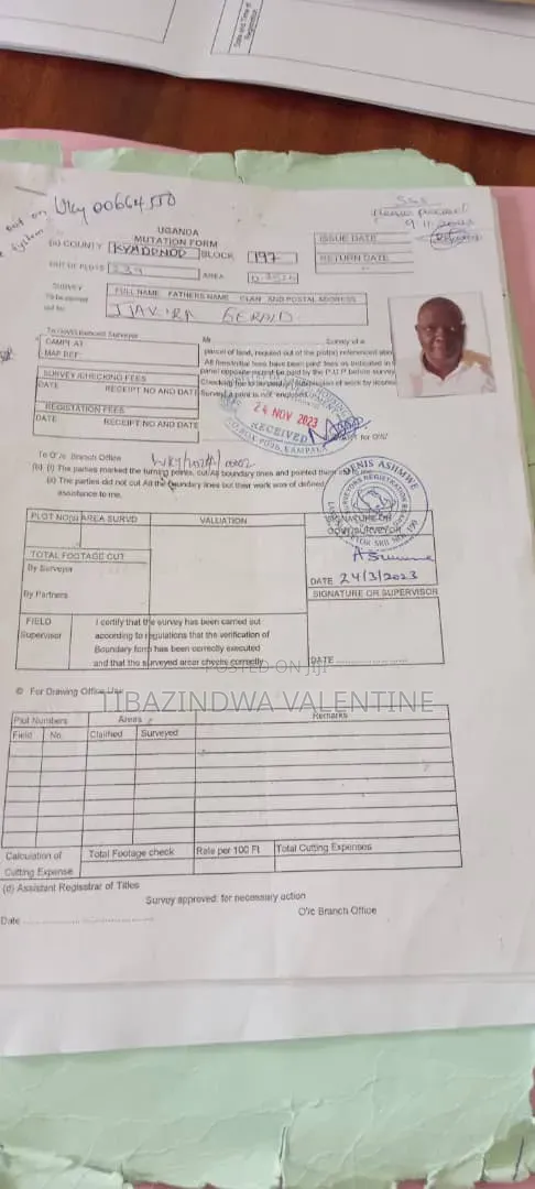 Prime Surveyed Plot For Sale In Kyadondo Wakiso