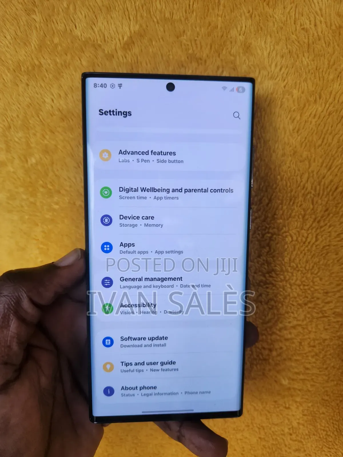 Samsung Galaxy S22 Ultra 5G 128 GB Black