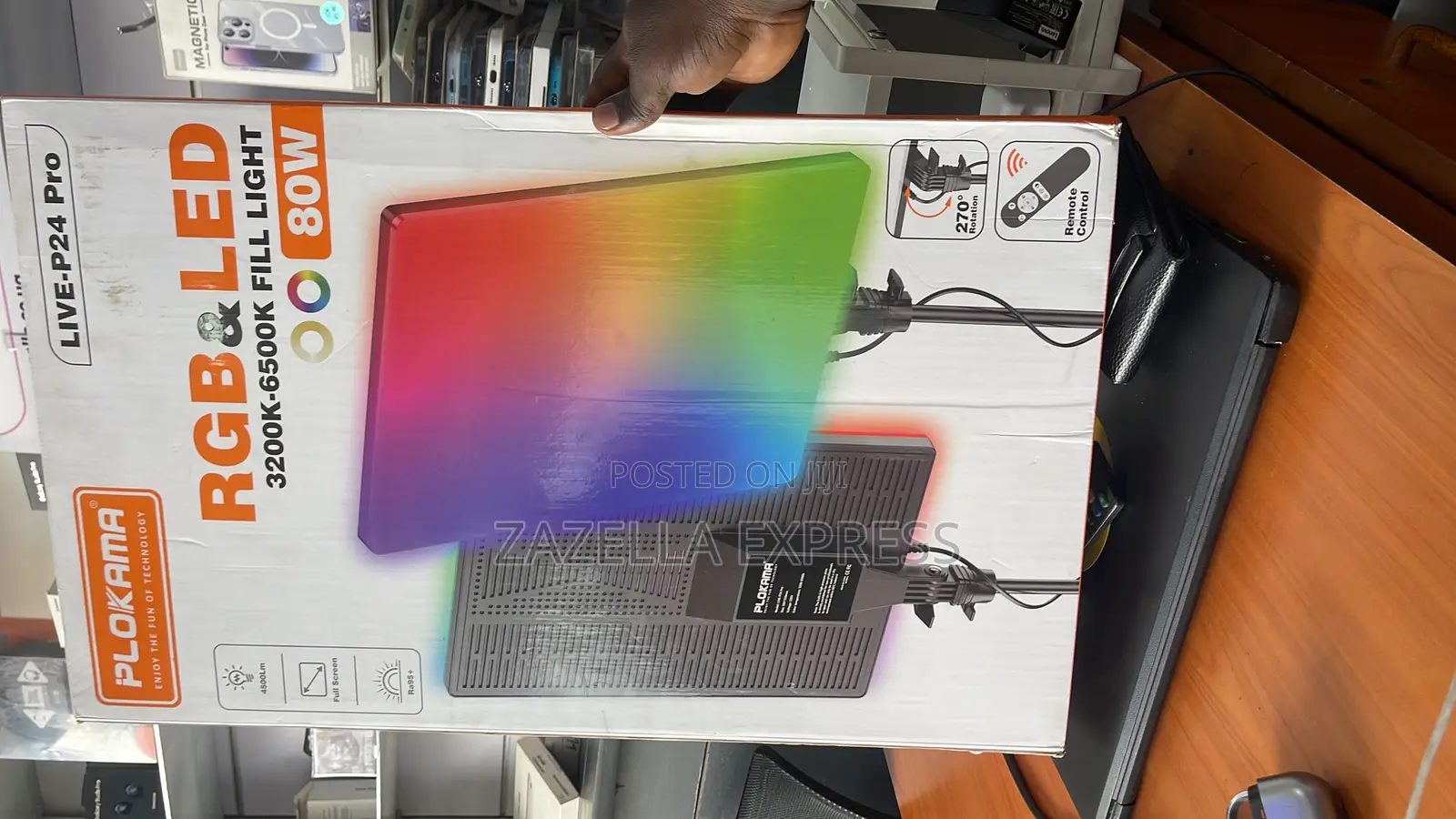 Plokama Live P24 Pro 80w Rgb Panel Led Fill Light Adjustable Color