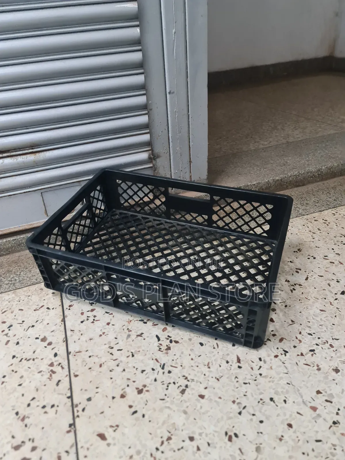Agriculture Vented Sides Plastic Crates Plastic Crates Black