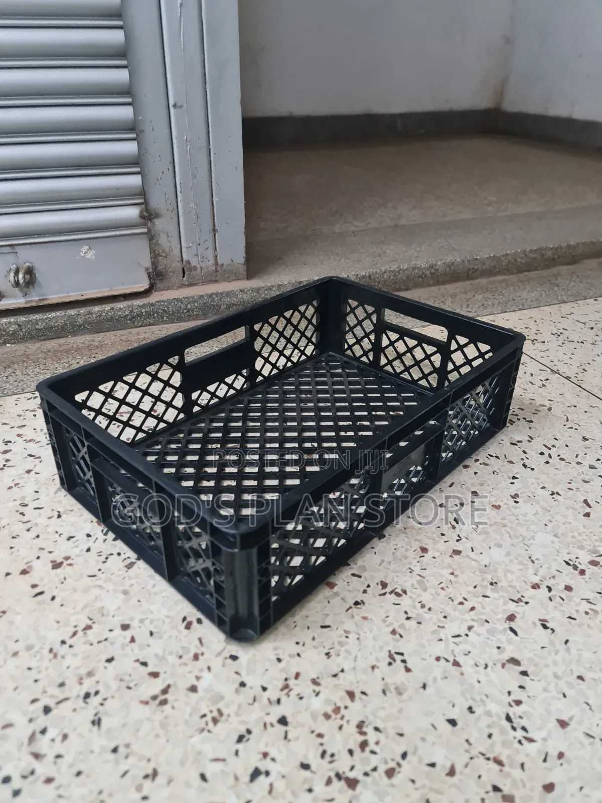 Agriculture Vented Sides Plastic Crates Plastic Crates Black