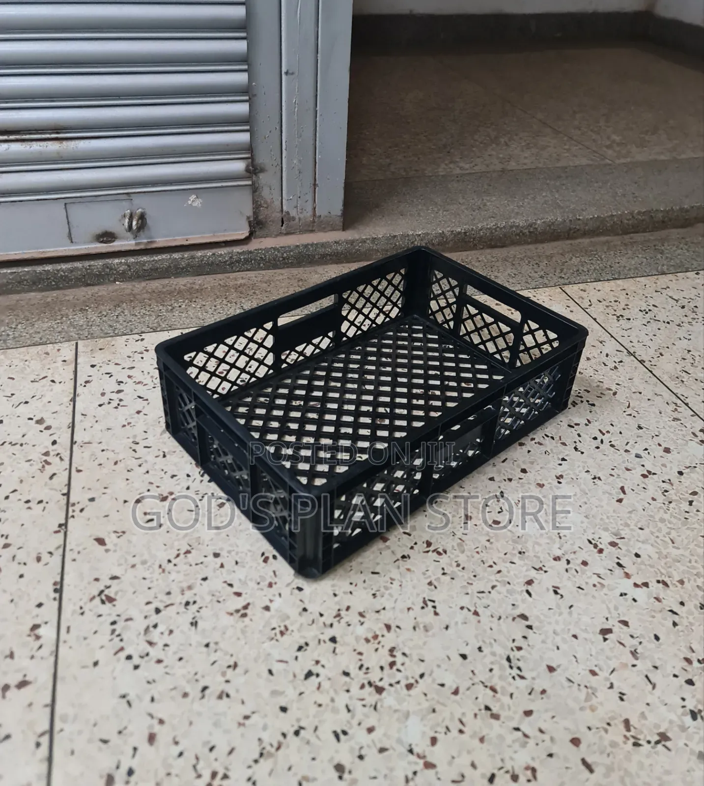 Agriculture Vented Sides Plastic Crates Plastic Crates Black