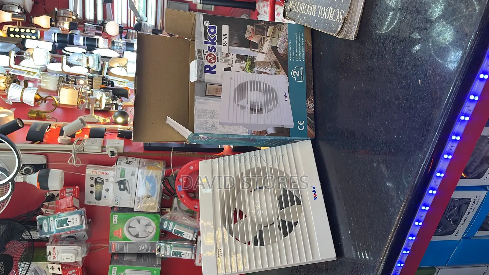 Roska R-N8 8′′ Ventilation Fan – Powerful, Quiet Easy to Install