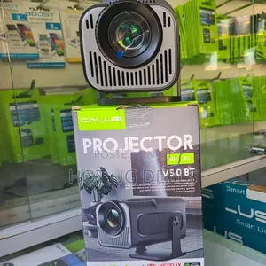 Calus Mini Portable Smart Projector 1080p, Support Wi-Fi, Bluetooth