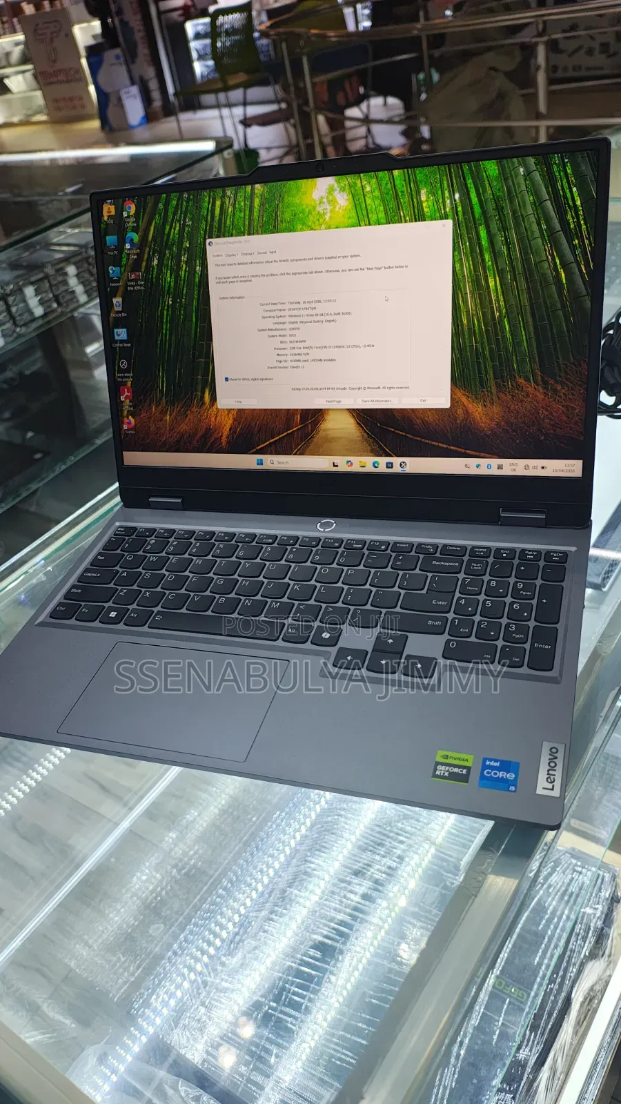 Laptop Lenovo LOQ 15AHP10 16GB Intel Core i5 SSD 512GB