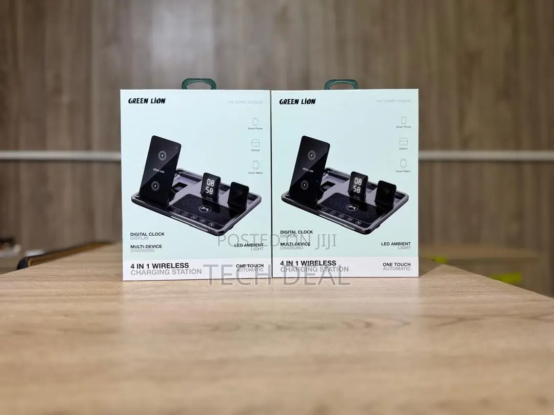 Green Lion 4 in 1 Wireless Charging Station 15w