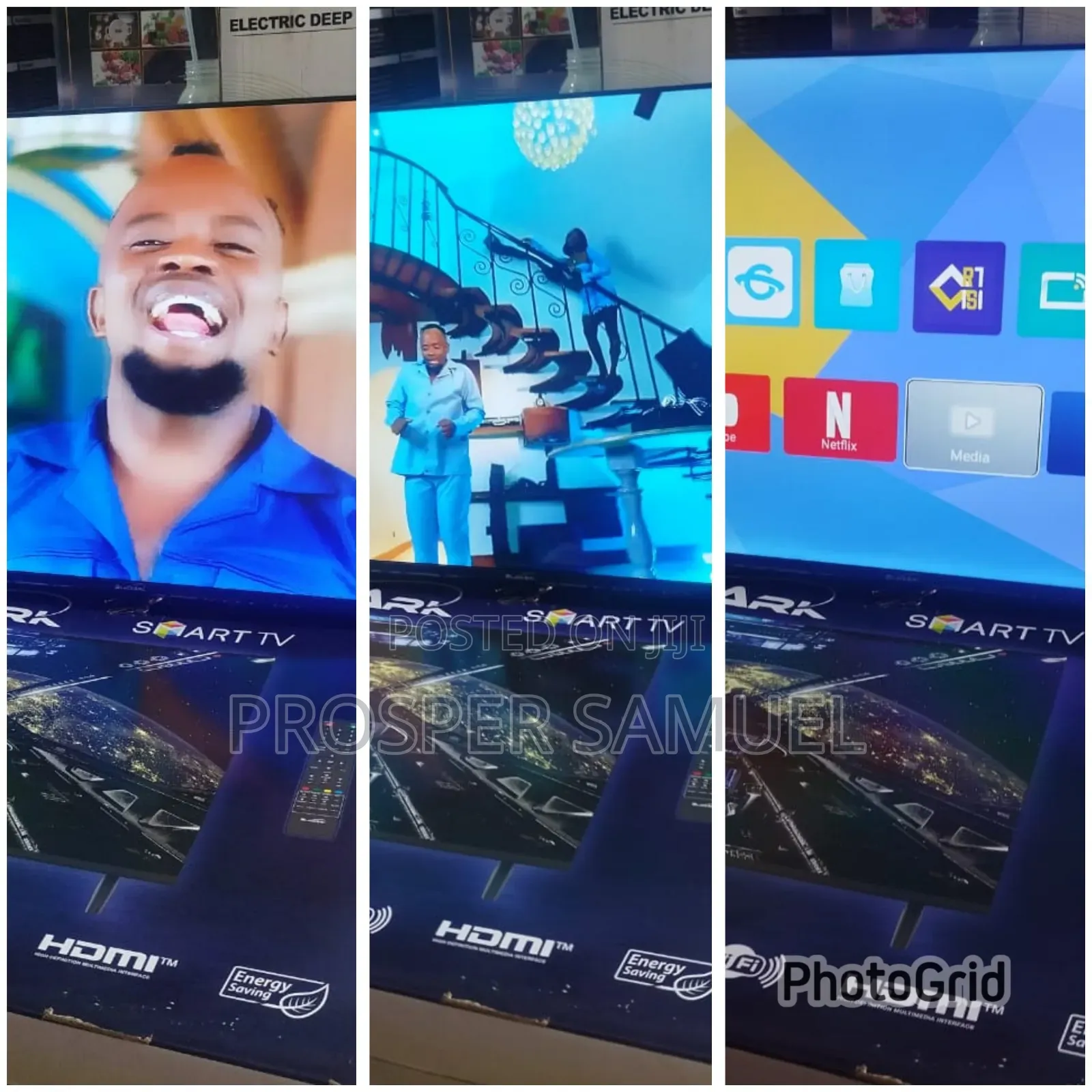 43 Inches Blackark Smart Digital Flat Screen Flameless With Inbuilt