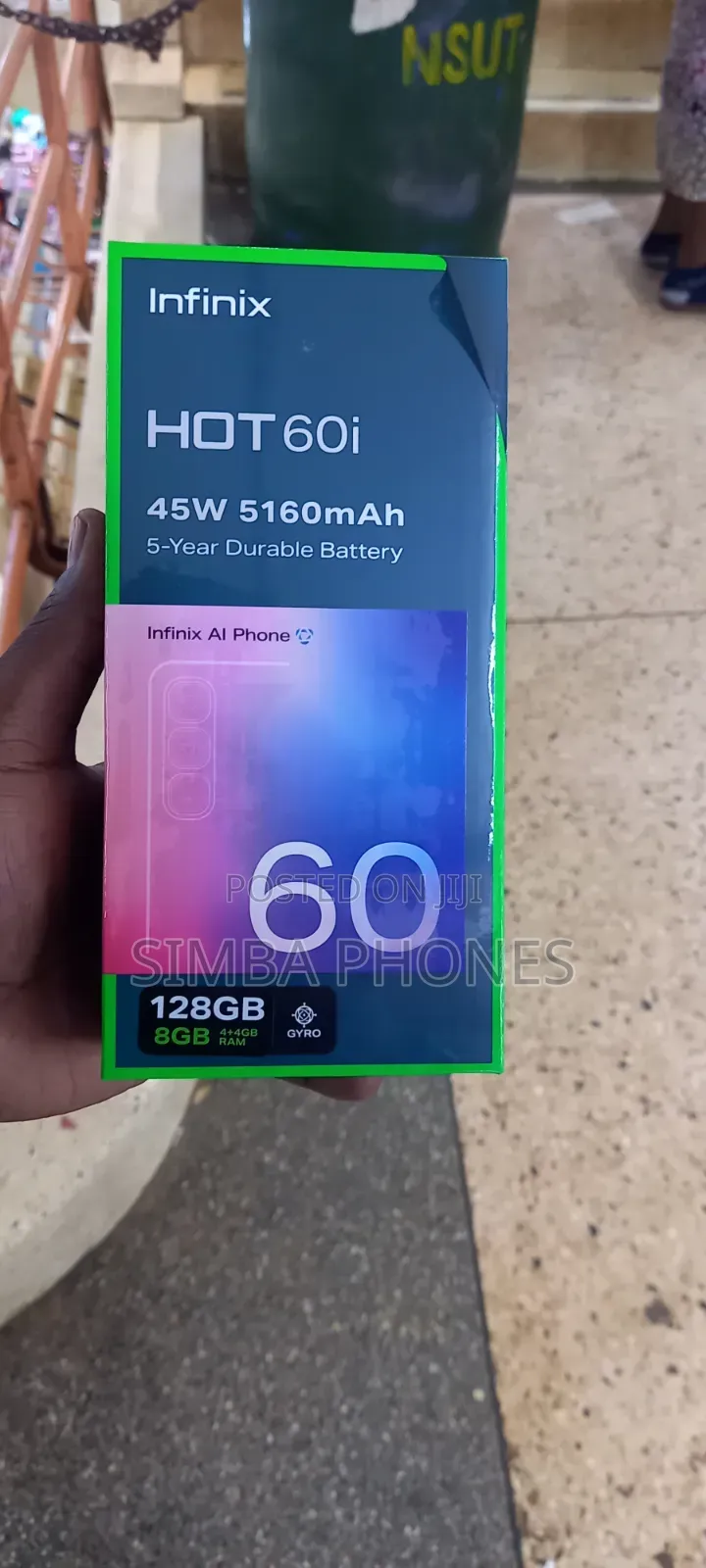 New Infinix Hot 60i 128 GB Pink