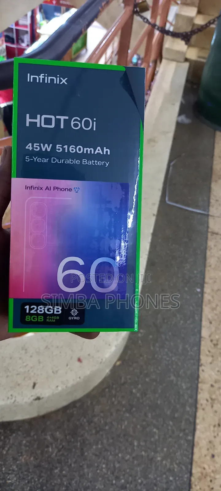 New Infinix Hot 60i 128 GB Pink