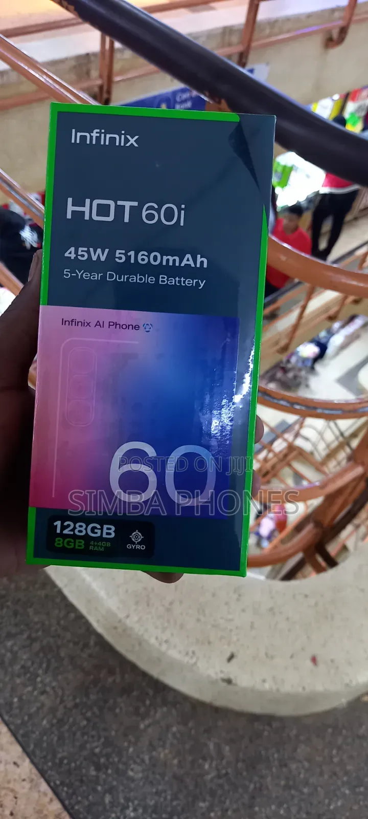 New Infinix Hot 60i 128 GB Green