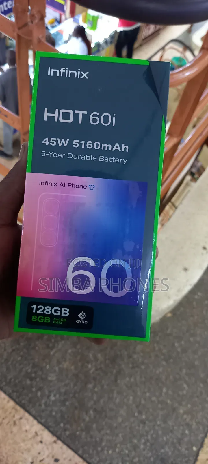 New Infinix Hot 60i 128 GB Green