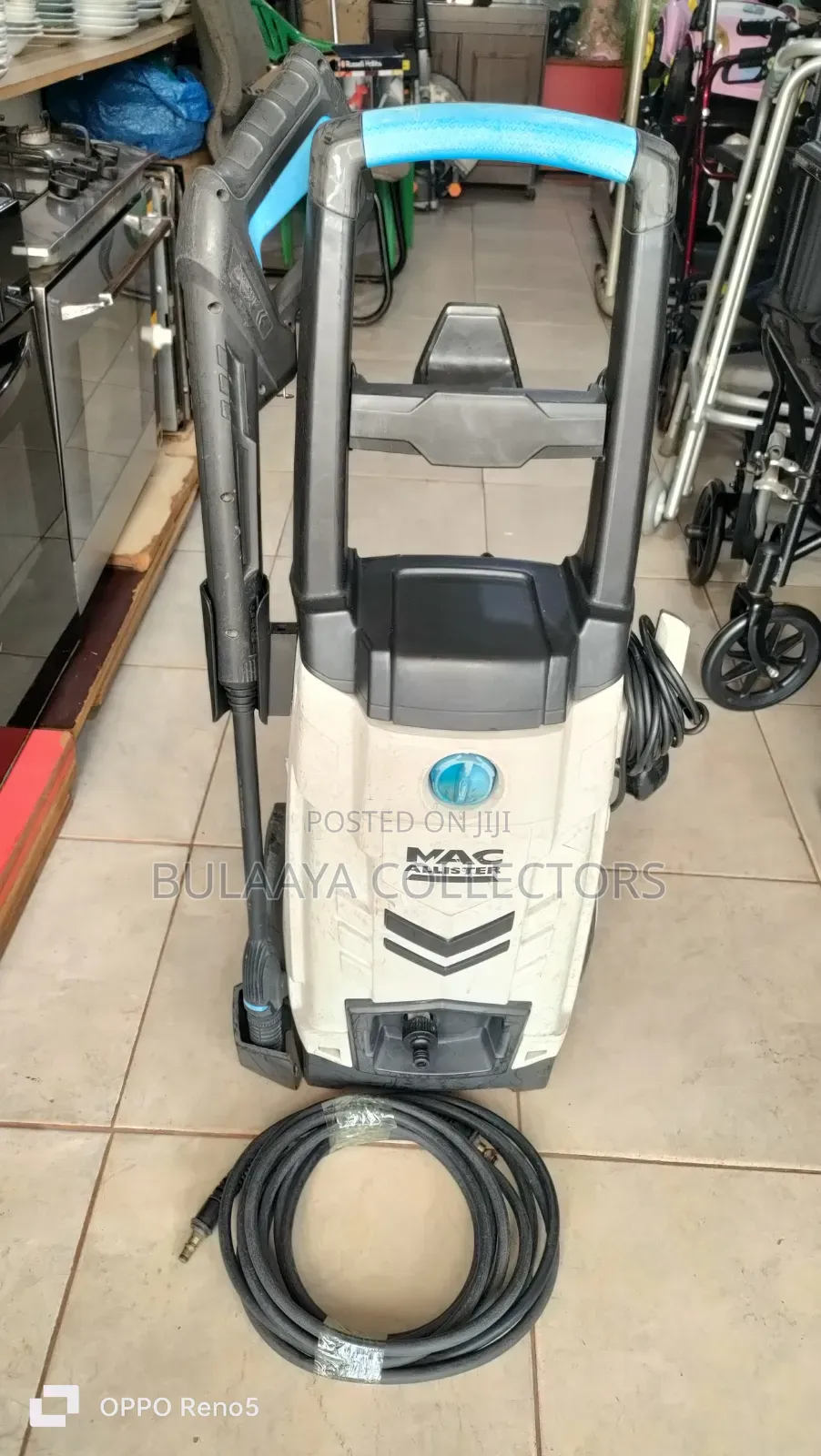 Uk Used Mac Allister Electric Pressure Washer,Corded Mpwp100d-3 Model.