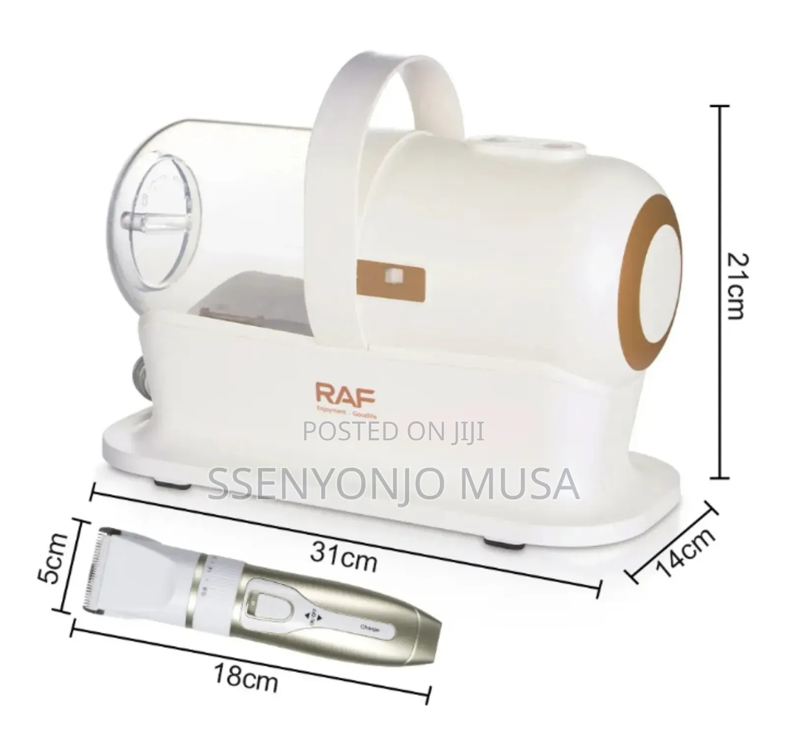 Raf Pet Vacuum Cleaner – 400w Strong Suction Wet Dry Handheld Vacuum