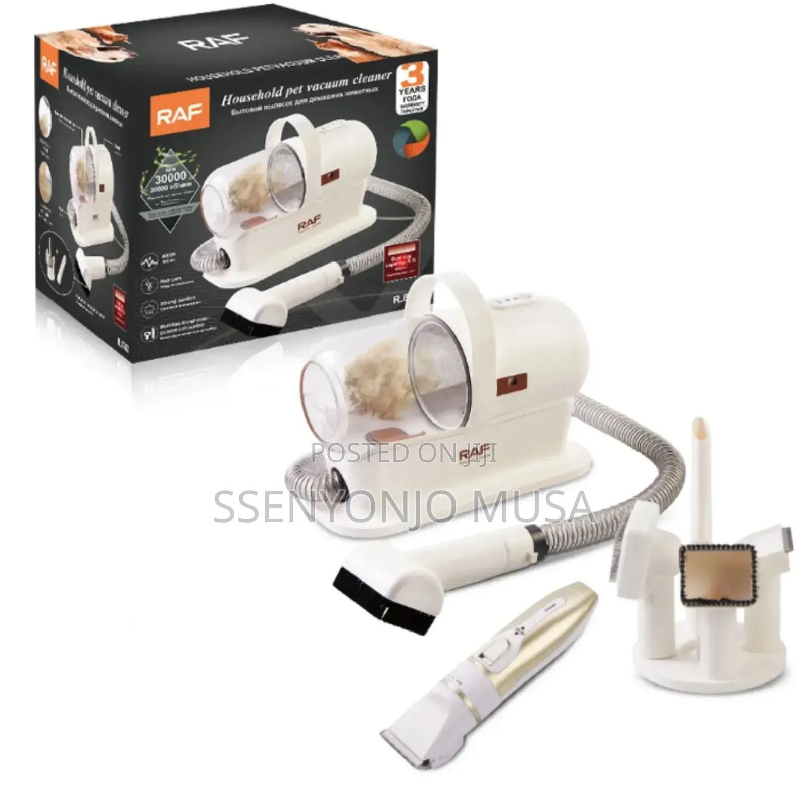 Raf Pet Vacuum Cleaner – 400w Strong Suction Wet Dry Handheld Vacuum
