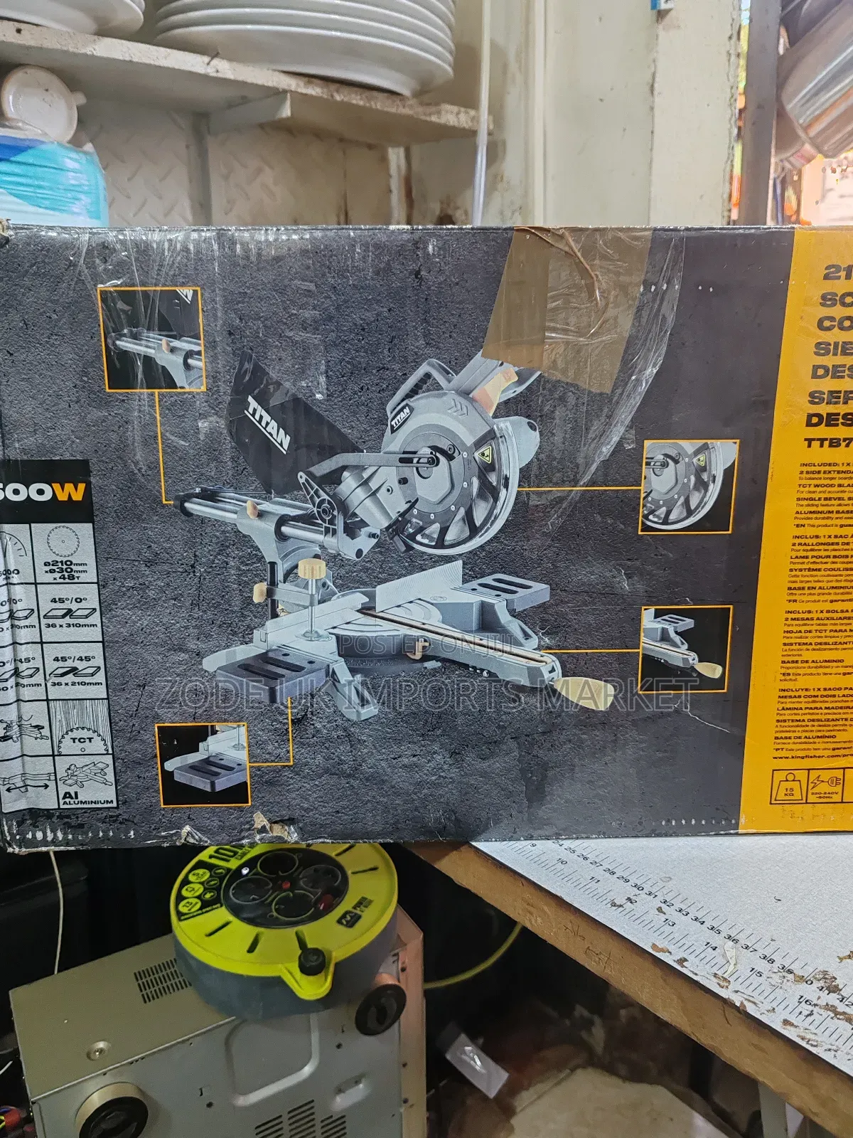 Titan Sliding Mitre Saw Boxed