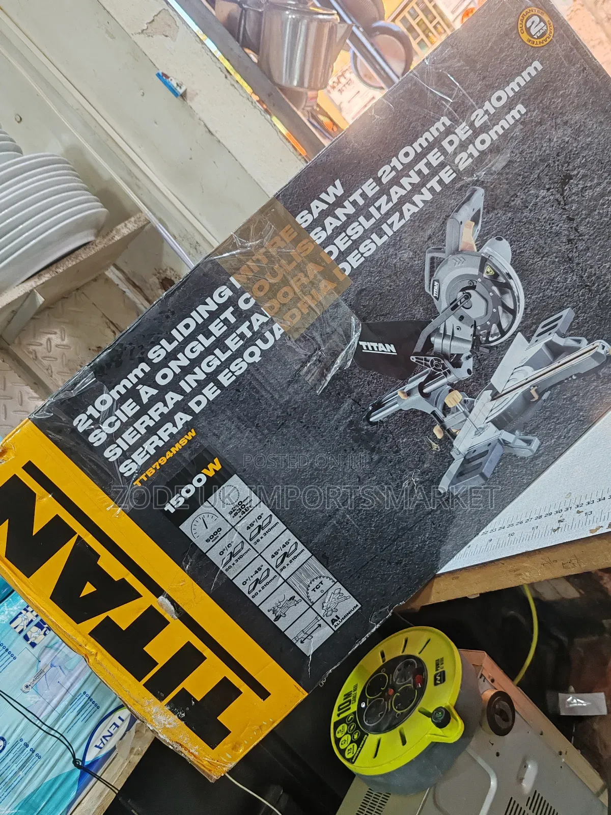 Titan Sliding Mitre Saw Boxed