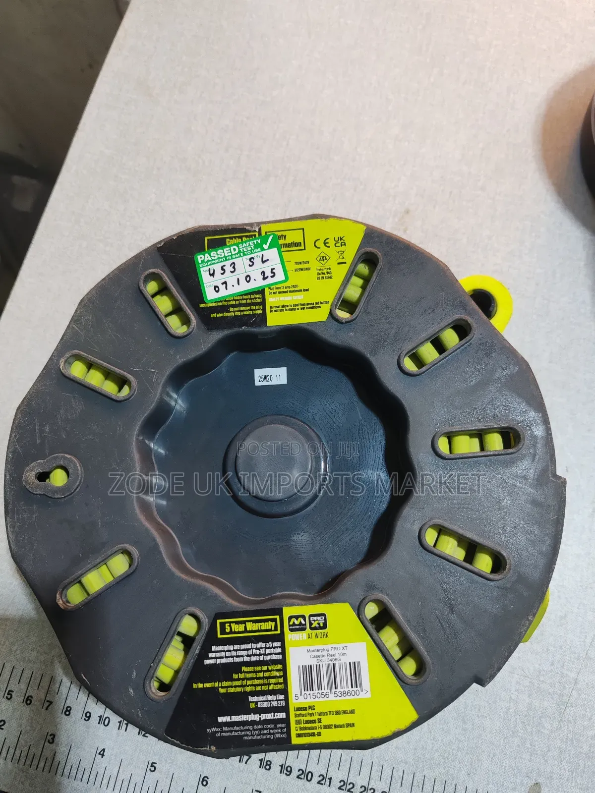 Masterplug 10m Cable Reel